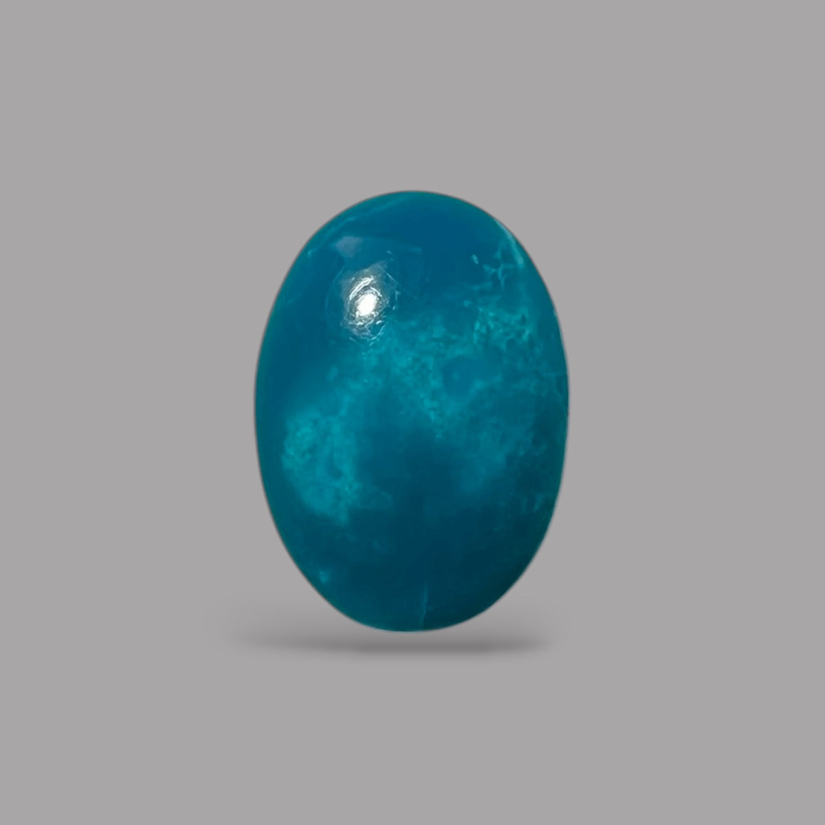 Natural Turquoise Stone 4.85 Carats 16.9 x 12 x 3.5 mm in Oval