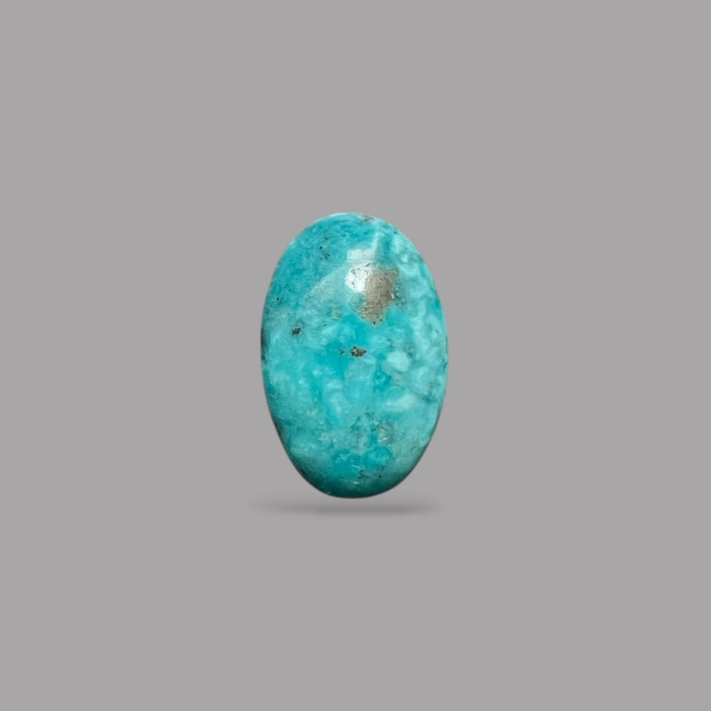 Natural Turquoise Stone 4.89 Carats 14.5 x 9.5 x 4.9 mm in Oval