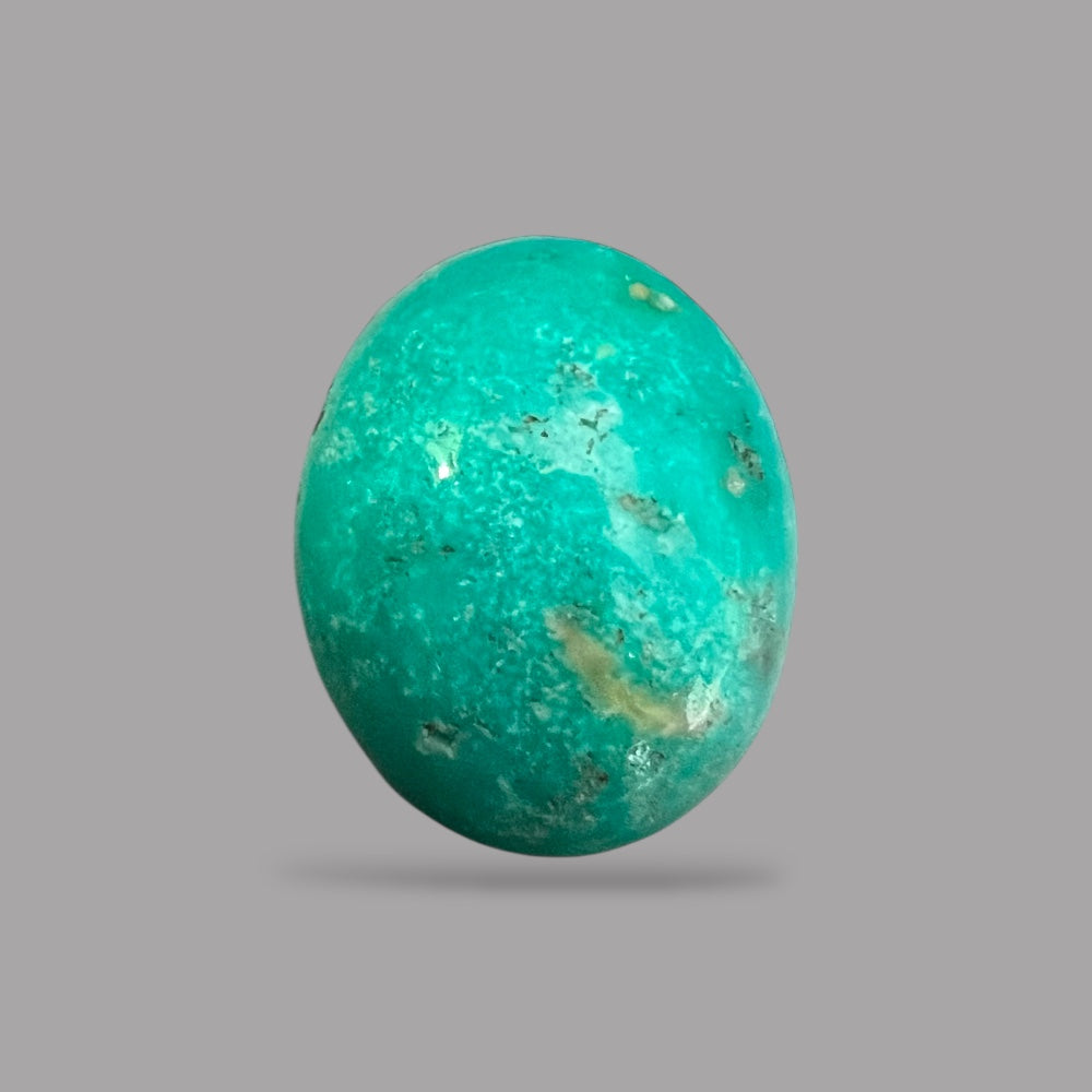 Natural Turquoise Stone 41.92 Carats 28.6 x 23.7 x 11.8 mm in Oval
