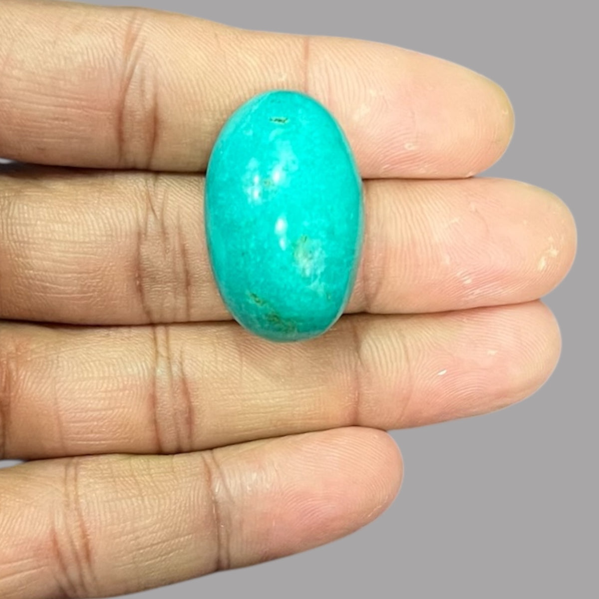 Turquoise Stone 48.71 Carats 29.9 x 18.8 x 15.3 mm in Oval