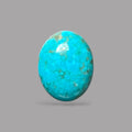 Natural Turquoise Stone 5.06 Carats 13.6 x 10.5 x 4.8 mm in Oval