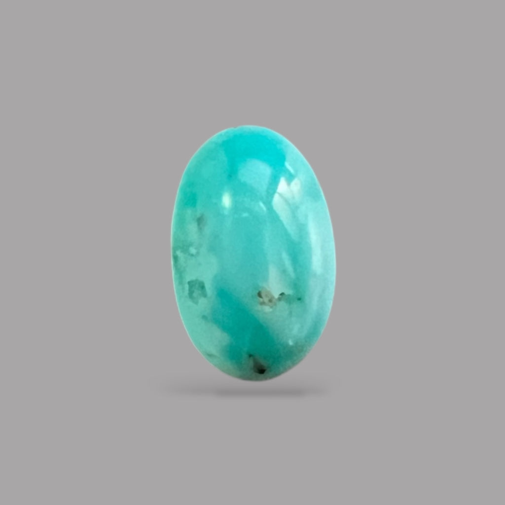Natural Turquoise Stone 5.10 Carats 15.1 x 8.7 x 4.9 mm in Oval