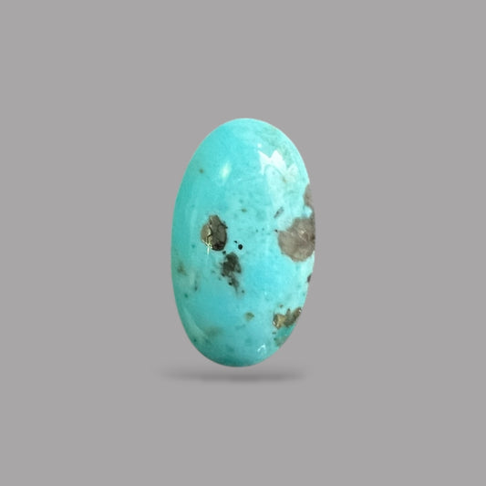 Natural Turquoise Stone 5.12 Carats 14.7 x 8.1 x 5.8 mm in Oval