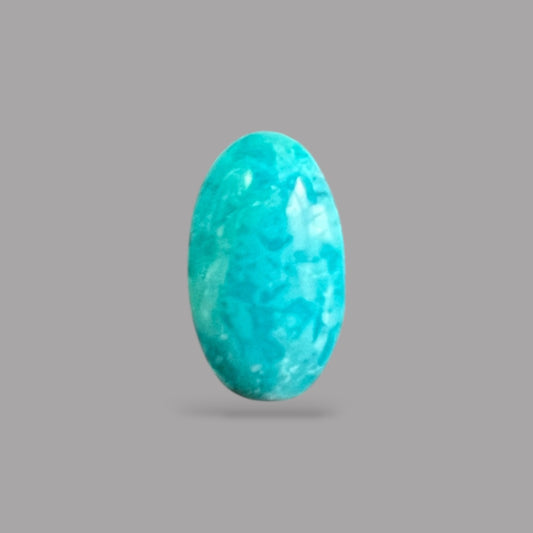 Natural Turquoise Stone 5.77 Carats 13.2 x 10 x 5.9 mm in Oval