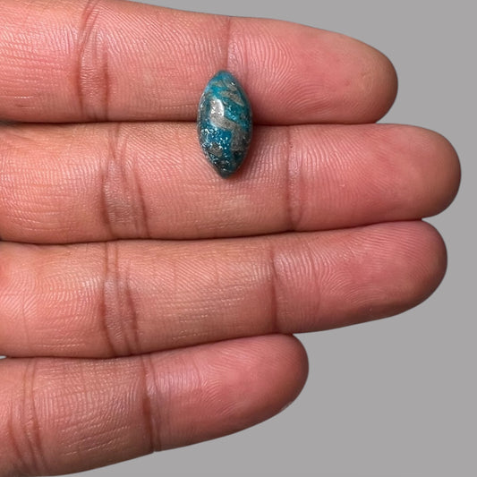 Natural Turquoise Stone 5.59 Carats 16.1 x 8.2 x 5.7 mm in Marquise