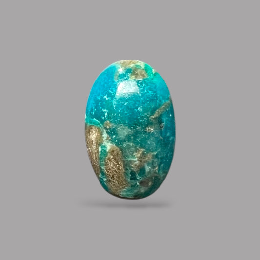 Natural Turquoise Stone 6.09 Carats 15.7 x 10 x 5.5 mm in Oval