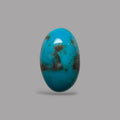Natural Turquoise Stone 6.46 Carats 17.6 x 10.7 x 5.2 mm in Oval