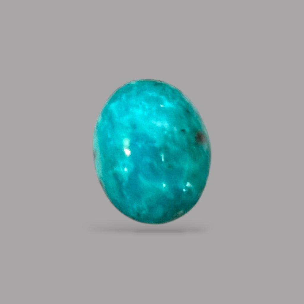  Natural Turquoise Stone 9.10 Carats 14.5 x 11.6 x 7.9 mm in Oval