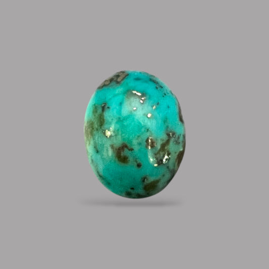  Natural Turquoise Stone 9.81 Carats 15.3 x 11.9 x 8 mm in Oval