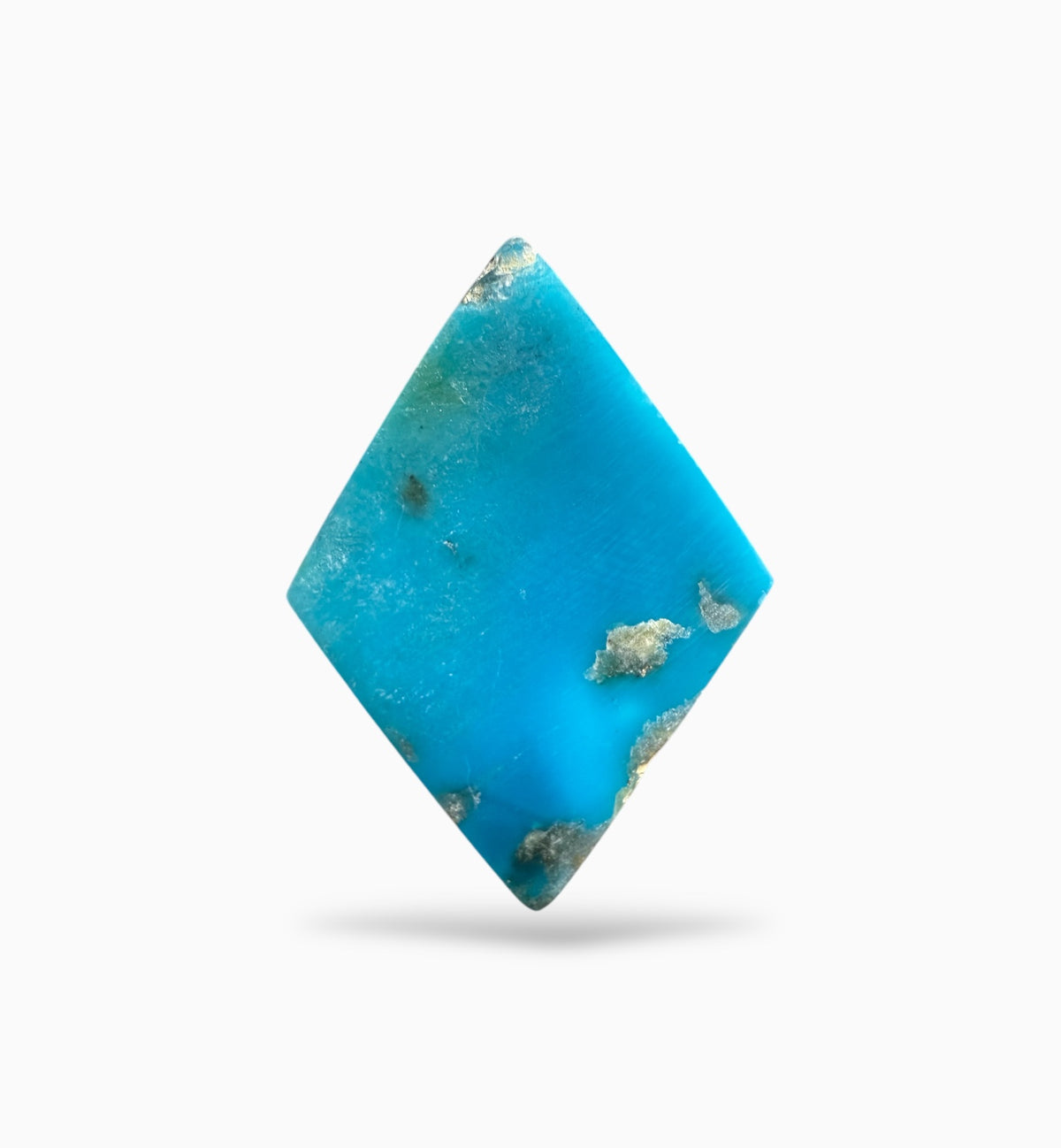 Natural Turquoise Stone Rhombus Shape 15.99 Carats 27x20 mm