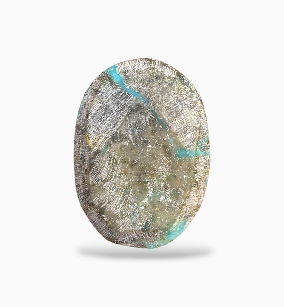 Natural Turquoise Stone (Feroza) 43.22 Carats LightSeaGreen Origin Iran