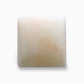 Natural White Coral Moonga Stone 21.57 Carats Square Cabochon Shape 15.9x15.5mm