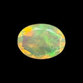 Natural White Ethiopian Opal Stone 0.50 Carats Oval Cabochon Shape 7 x 5.2 mm