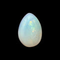 Natural White Ethiopian Opal Stone 11.83 Carats Pear Cabochon Shape 21.5 x 14.9 x 8 mm