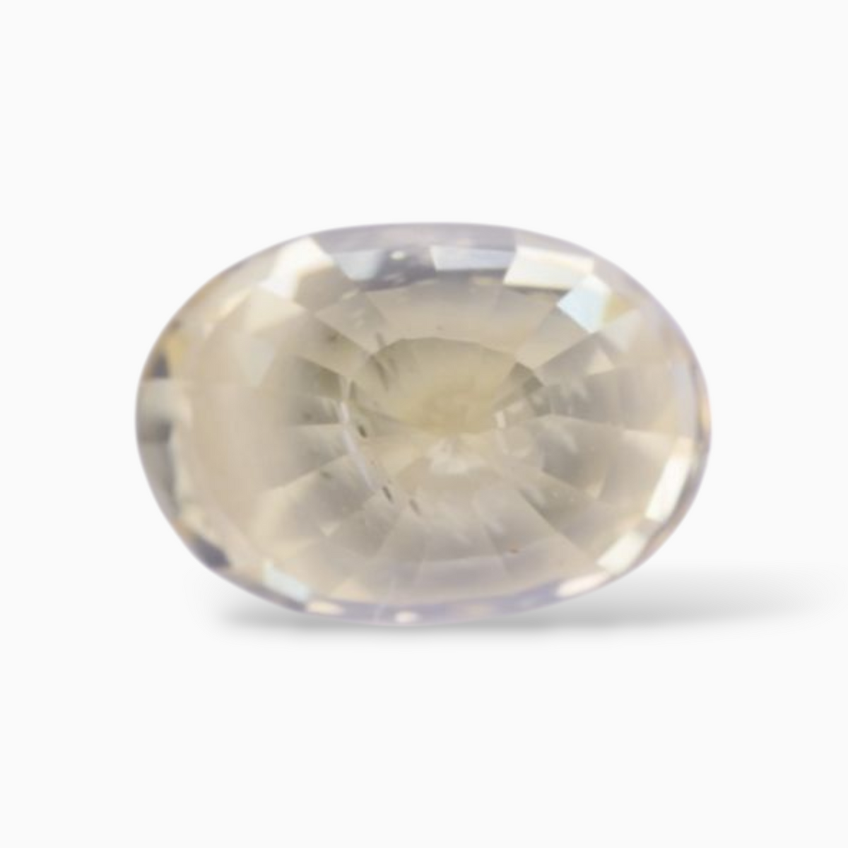 Buy Natural Yellow Sapphire (Pukraj Stone) In Oval Shape 2.09 Carats 7.7x5.5mm Size