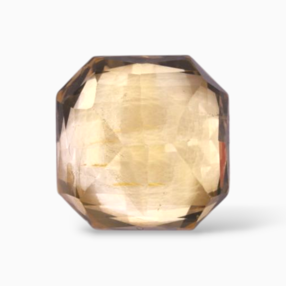 Natural Yellow Sapphire 6.19 Carats in Octagon Shape & 9.38x9.22x6.75mm Size from Sri lanka