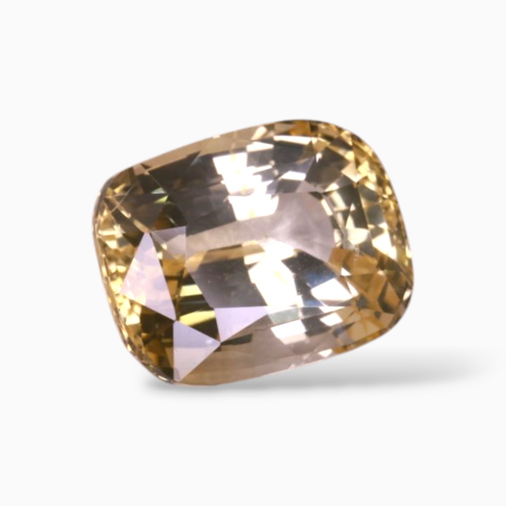 Natural Yellow Sapphire 6.48 Carats in Cushion Shape & 11.14x8.85x6.52mm Size from Sri lanka