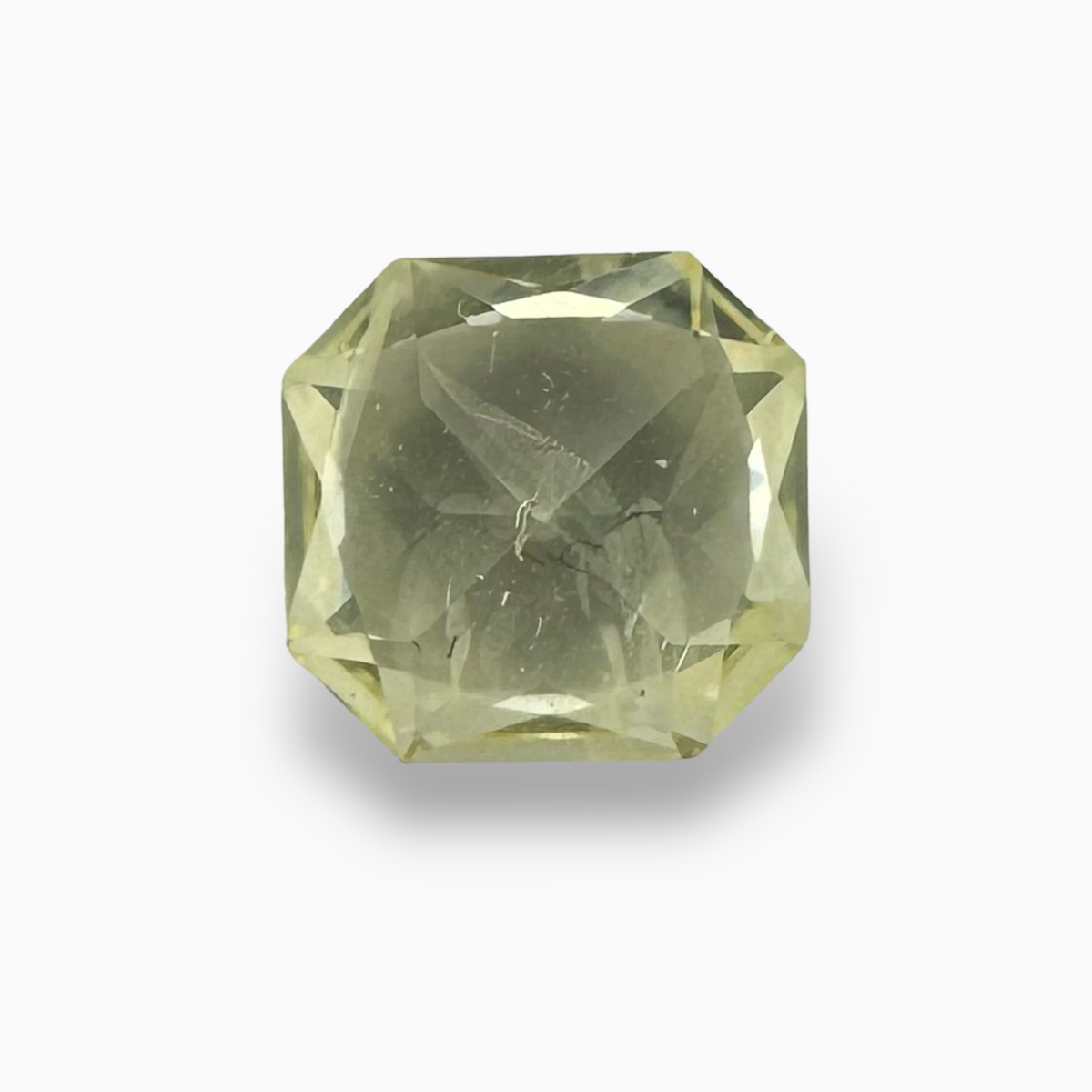 Natural Yellow Sapphire Stone 1.88 Carats in Asscher Shape
