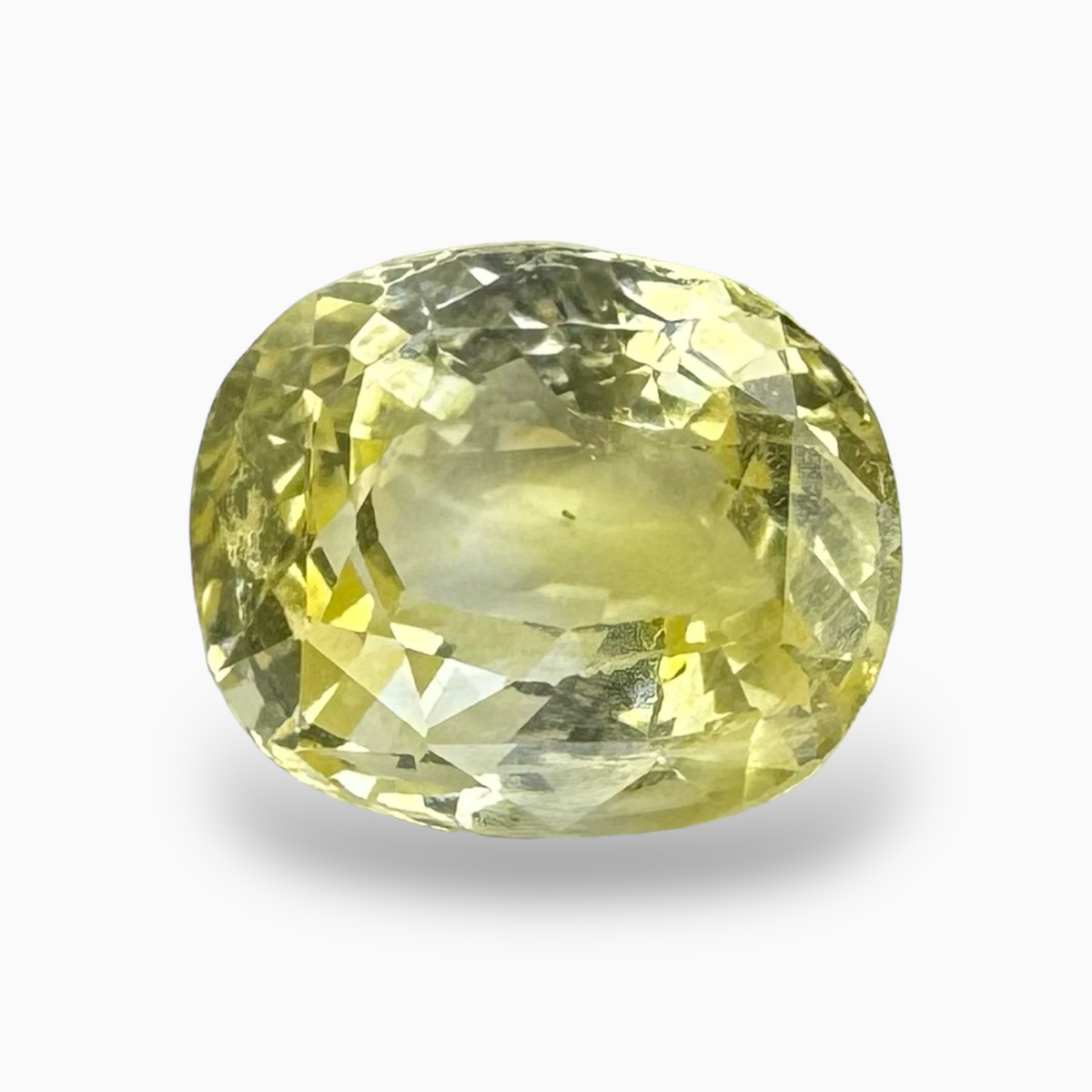 Natural Yellow Sapphire Stone 4.29 Carats from Srilanka