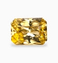 Natural Yellow Zircon Emerald Cut Shape 7.82 Carats 11.98x8.97x6.25mm Size