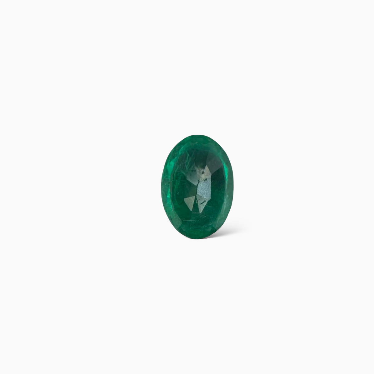 Natural Zambian Emerald Stone 0.66 carats Oval Cut 7x4.8mm