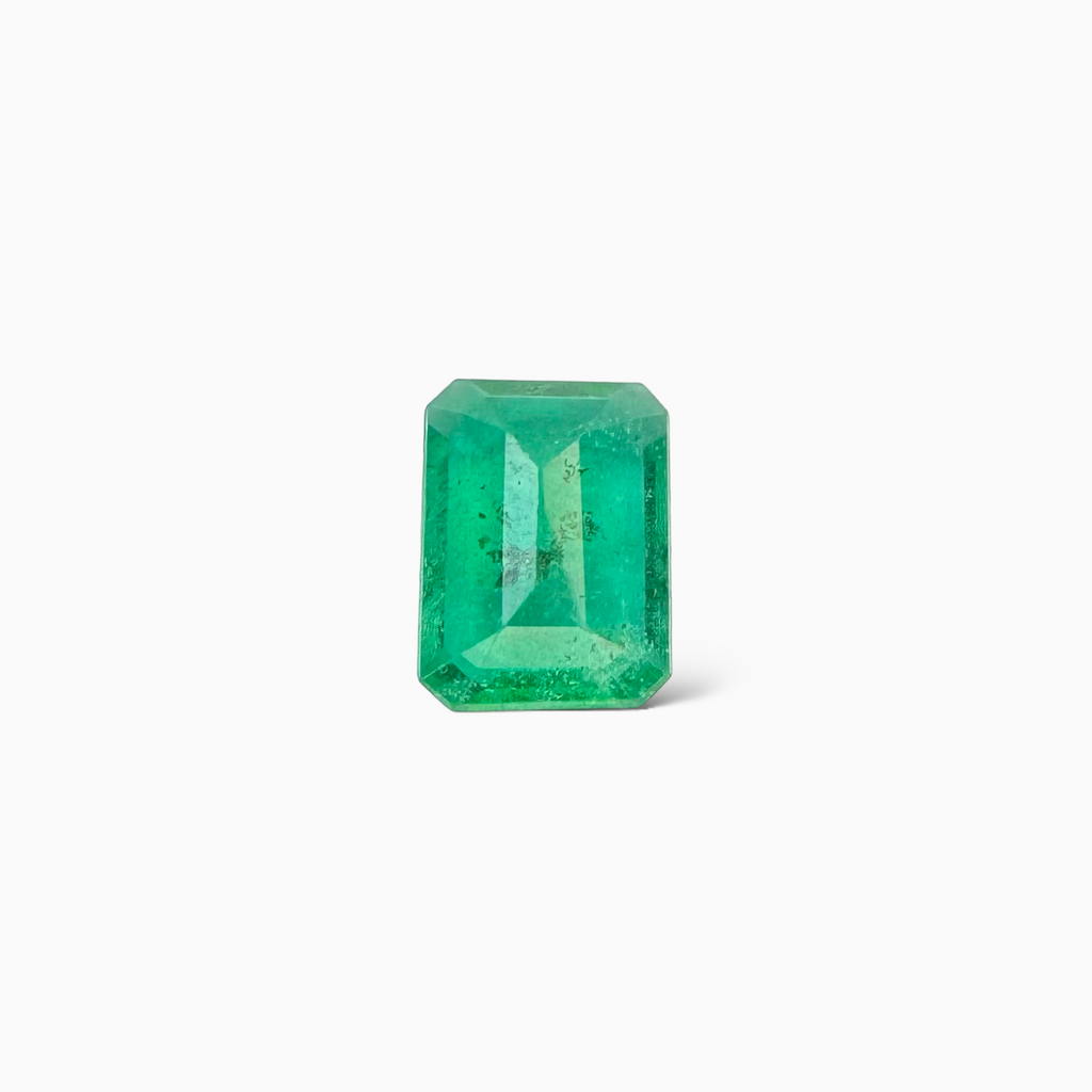 Natural Zambian Emerald Stone 1.53 carats   Emerald Cut 8.9x66mm Aali
