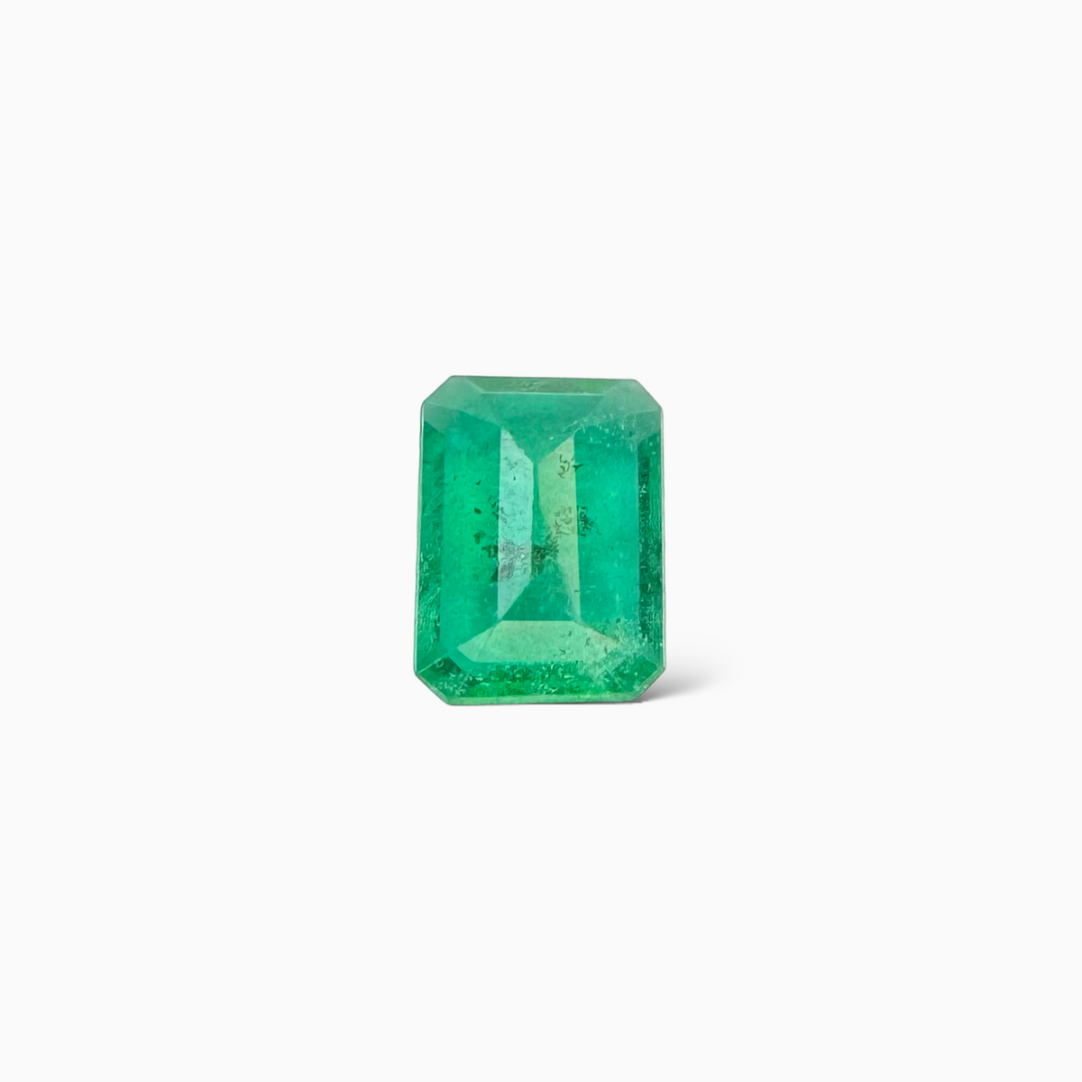 Natural Zambian Emerald Stone 1.53 carats   Emerald Cut 8.9x66mm Aali