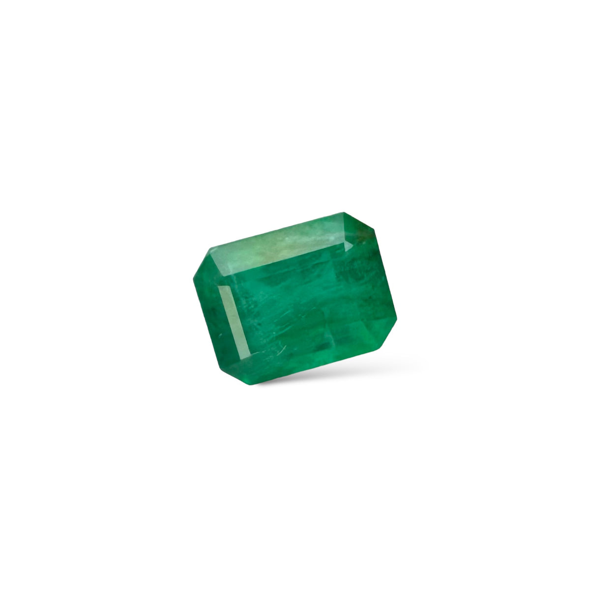 Natural Zambian Emerald Stone  1.62 carat   Emerald Cut 9x7mm