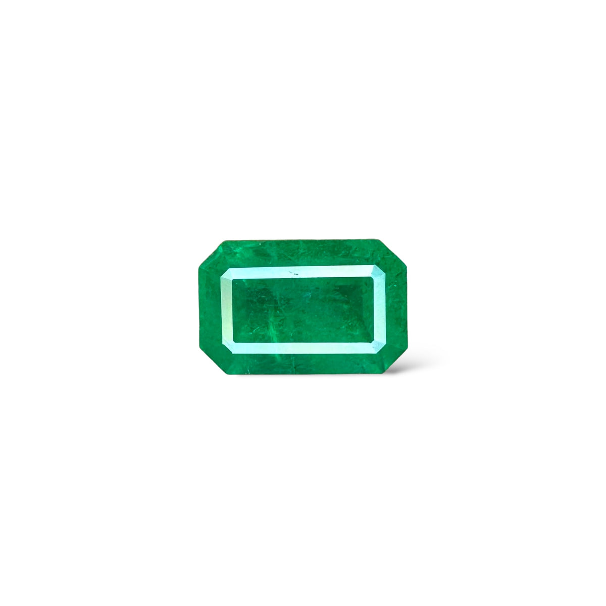 Natural Zambian Emerald Stone 1.80 carats  Emerald Cut 9x5.8mm