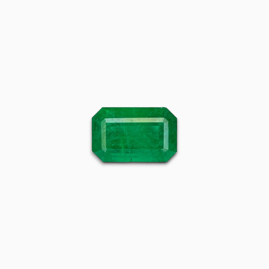 Natural Zambian Emerald Stone 1.80 carats  Emerald Cut 9x5.8mm