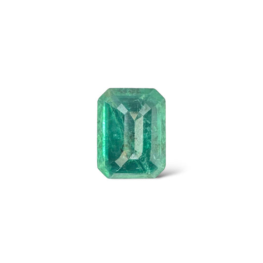 Natural Zambian Emerald Stone  1.81 carat   Emerald Cut 9.2x7.3mm