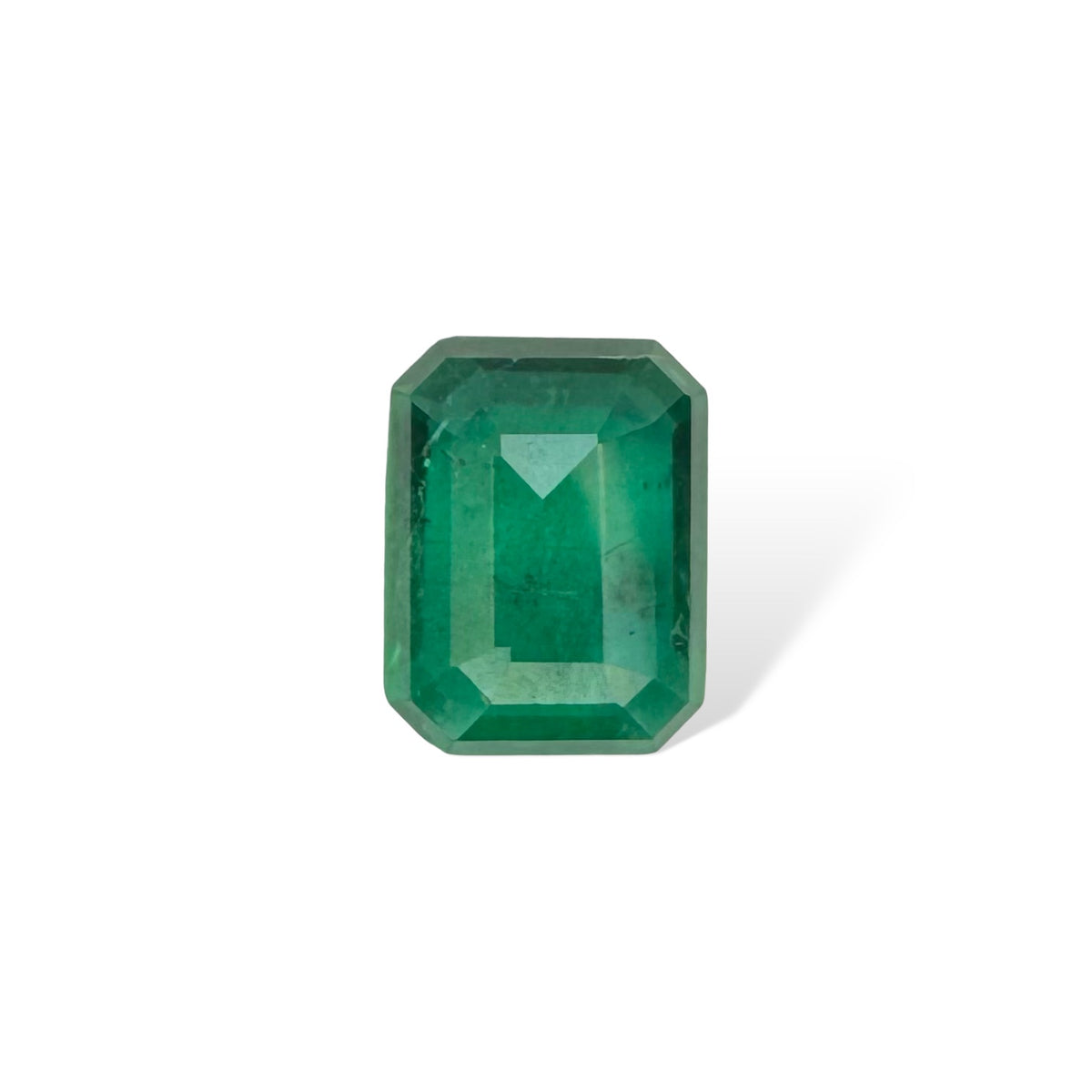 Natural Zambian Emerald Stone 1.92 carat Emerald Cut  9x7 mm
