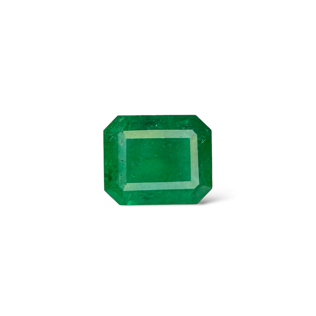 Natural Zambian Emerald Stone 1.92 carats  Emerald Cut  8.5x7mm
