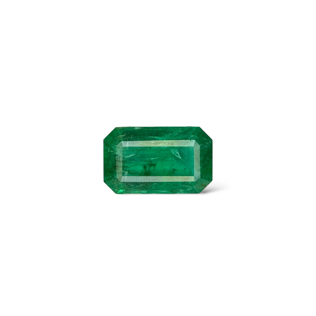 Natural Zambian Emerald Stone 1.95 carat  Emerald Cut 10x6mm