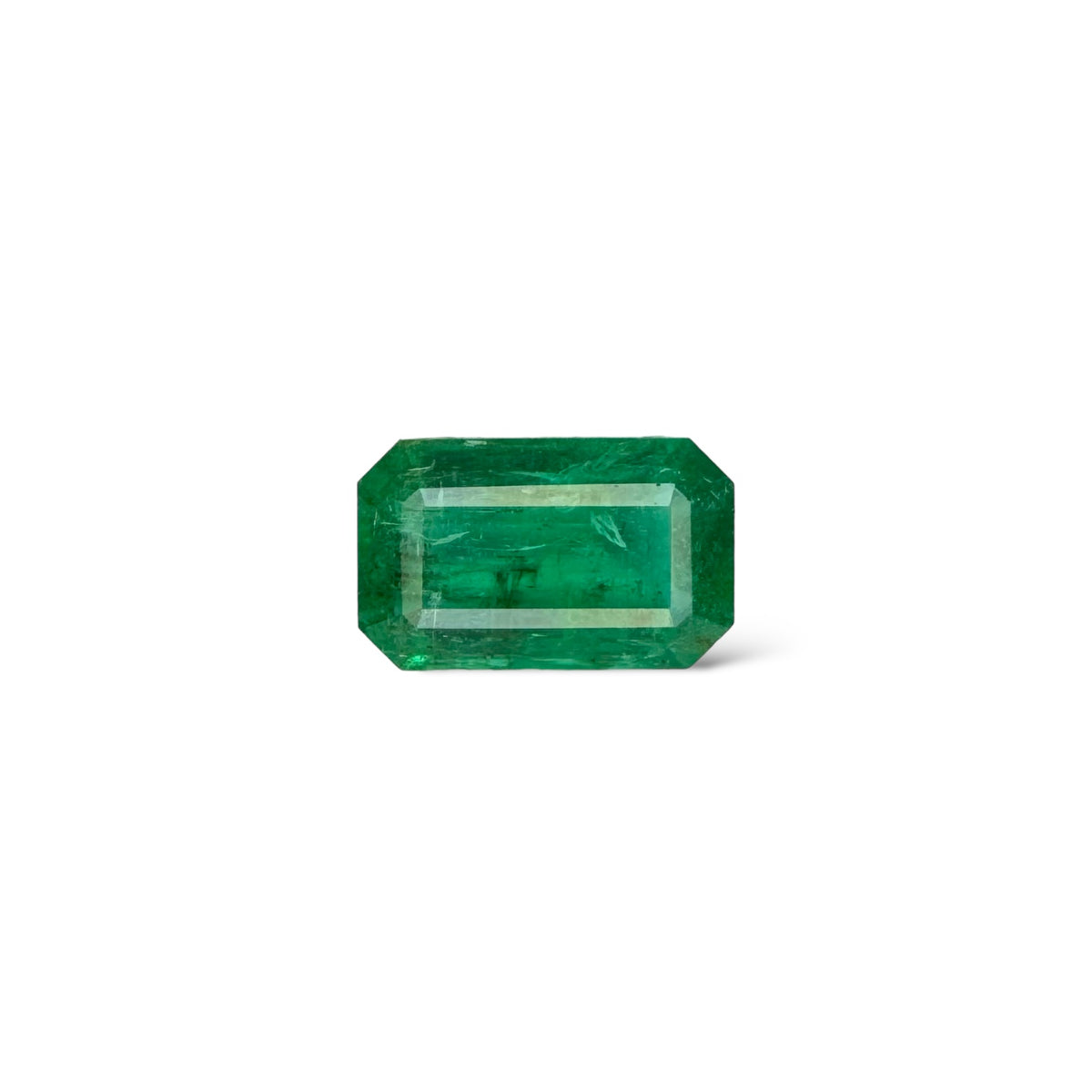 Natural Zambian Emerald Stone 1.95 carat  Emerald Cut 10x6mm