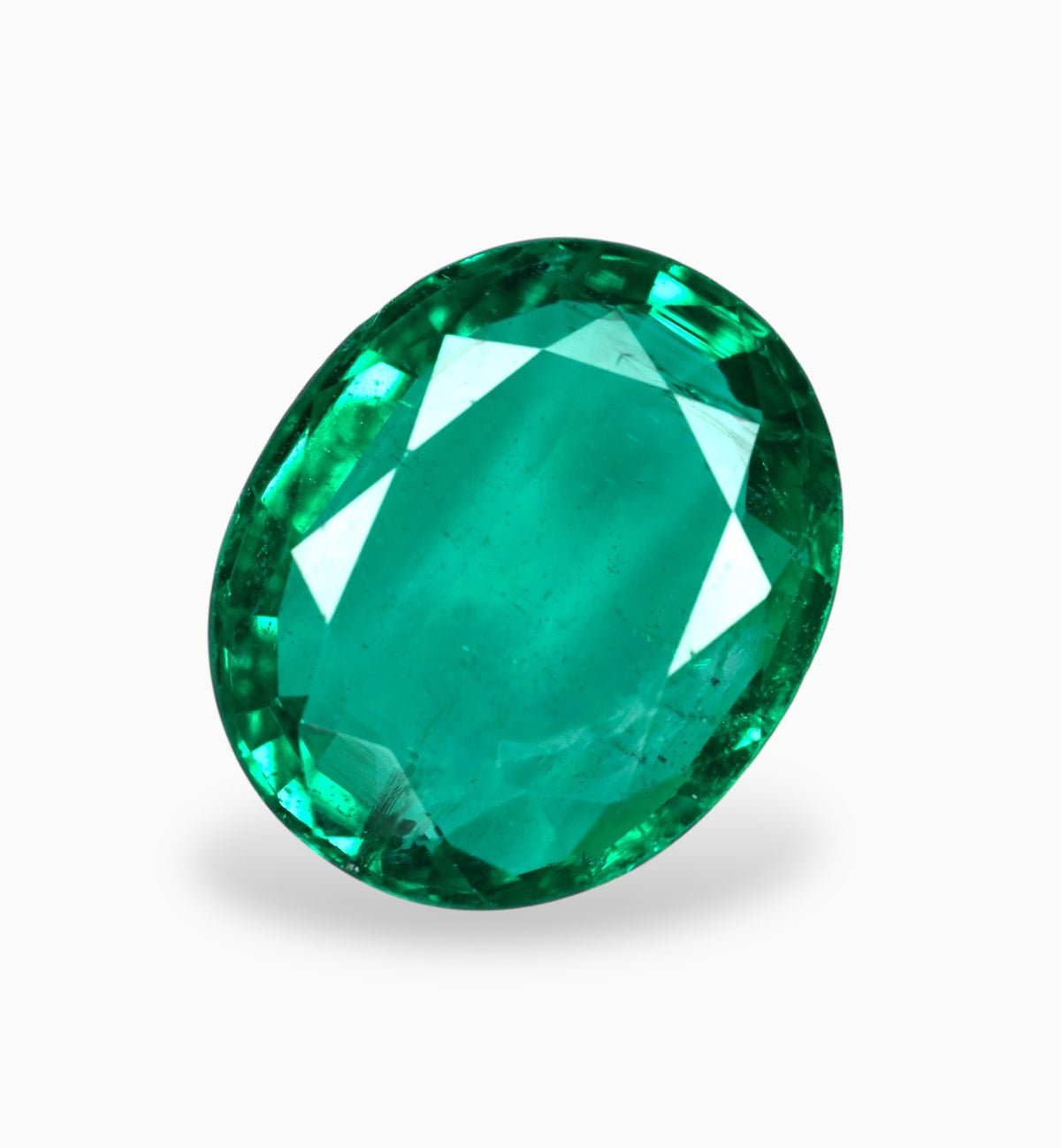 Natural Zambian Emerald Stone 4.07 Carats 12.2x10.1mm