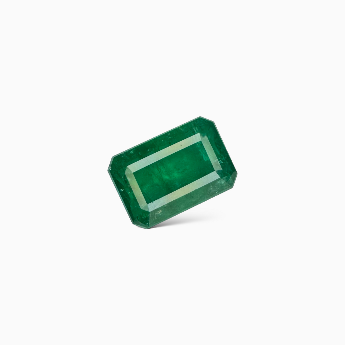 Natural Zambian Emerald Stone  11.09 carat  Emerald Cut  15.8x10.7x70.1 mm