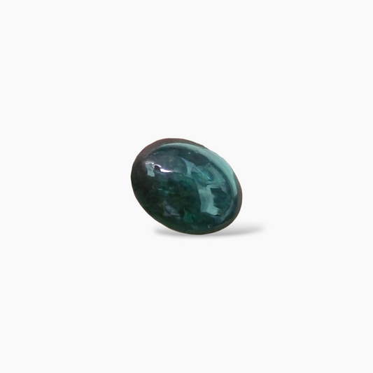 shop Natural Zambian Emerald Stone 11.50 Carats Oval Cabocon Cut ( 16.2x14.4 mm )