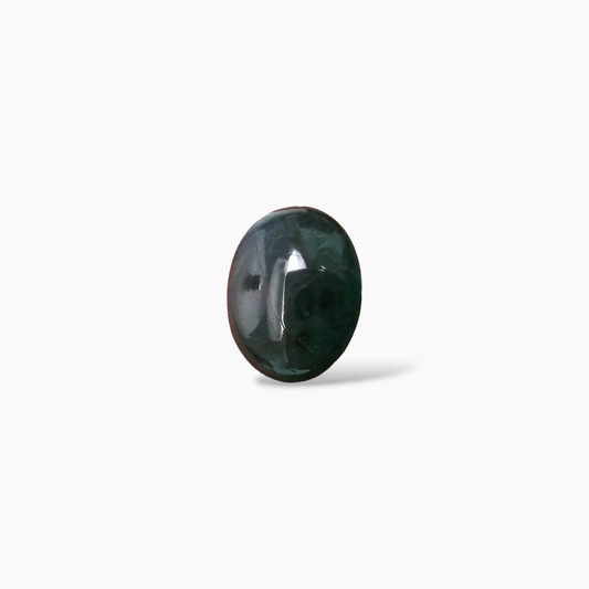 buy Natural Zambian Emerald Stone 11.50 Carats Oval Cabocon Cut ( 16.2x14.4 mm )