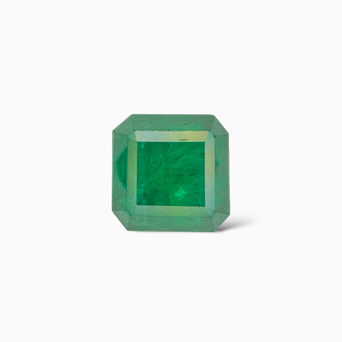 Natural Zambian Emerald Stone  14.89 carat  Emerald Cut  13.5x13.4x9.5 mm