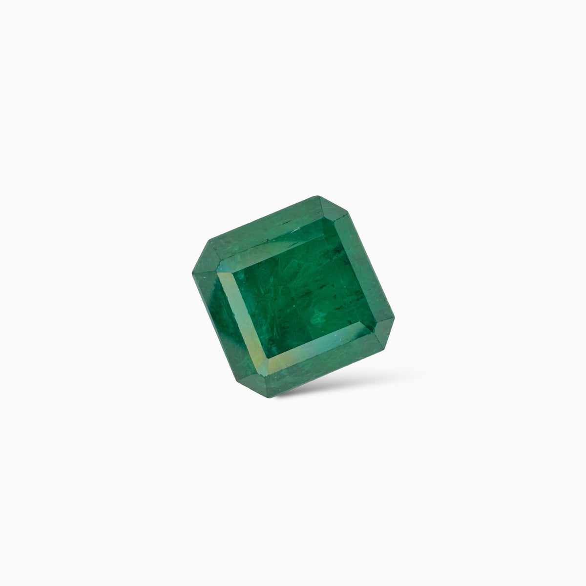 Natural Zambian Emerald Stone  14.89 carat  Emerald Cut  13.5x13.4x9.5 mm