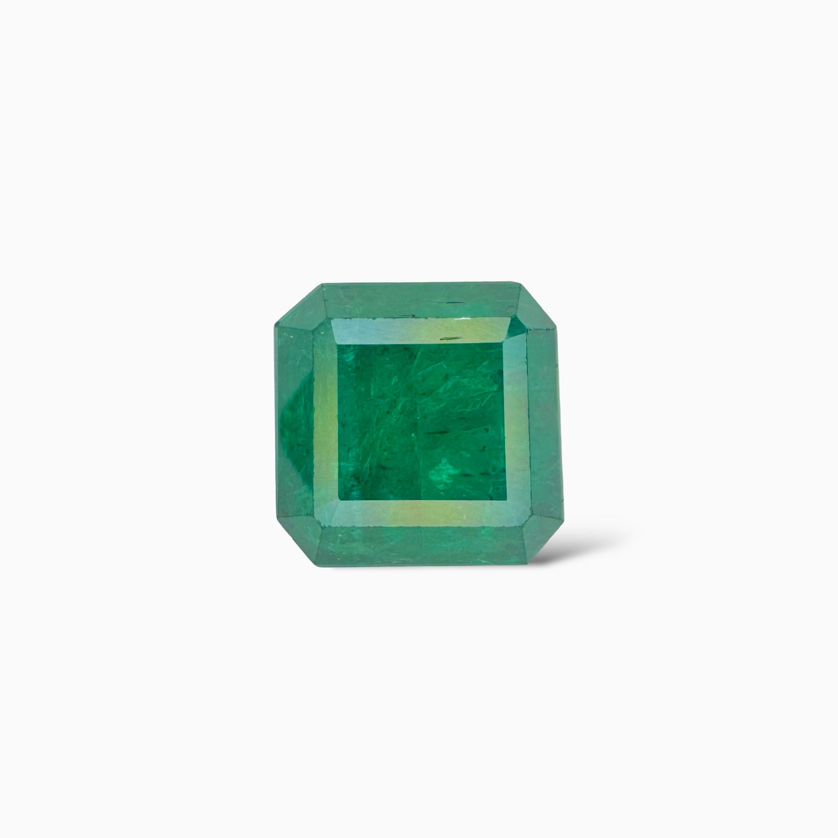 Natural Zambian Emerald Stone  14.89 carat  Emerald Cut  13.5x13.4x9.5 mm