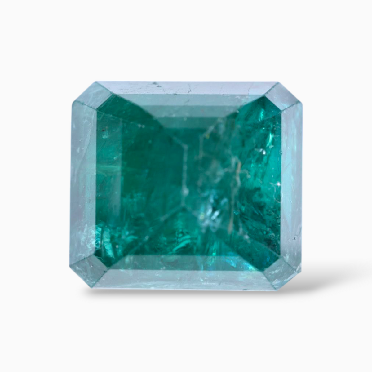 Natural Zambian Emerald Stone 16.40 Carats Shape Octagon 15.5x14 mm