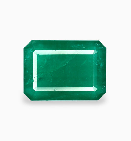 Natural Zambian Emerald Stone 17.36 Carats 18.8x13.8mm