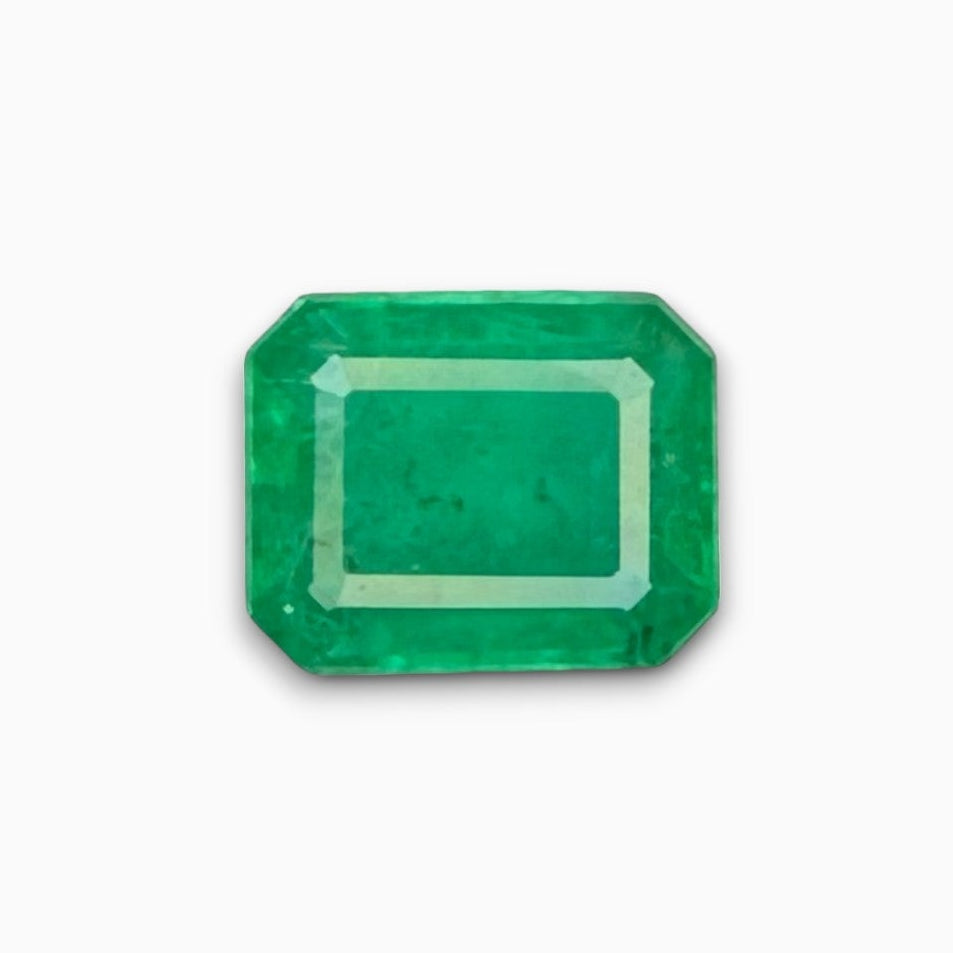 Natural Zambian Emerald Stone  2.01 carat   Emerald Cut 9X7.5 mm