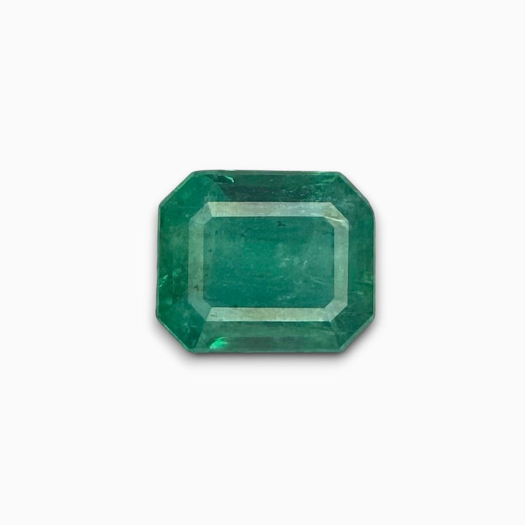Natural Zambian Emerald Stone  2.10 carat   Emerald Cut 8.6x7.2mm