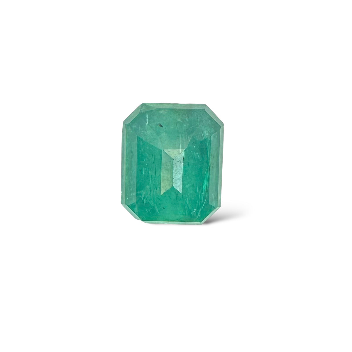 Natural Zambian Emerald Stone  2.10 carat   Emerald Cut 8.6x7.2mm