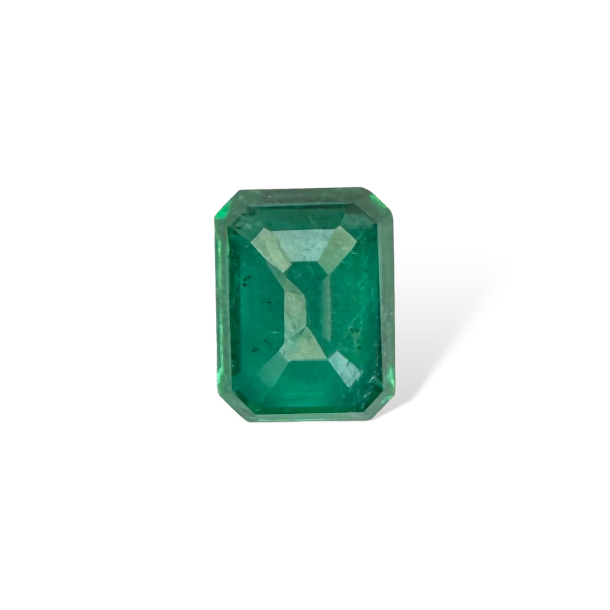 Natural Zambian Emerald Stone  2.17 carat   Emerald Cut 9.2x7 mm