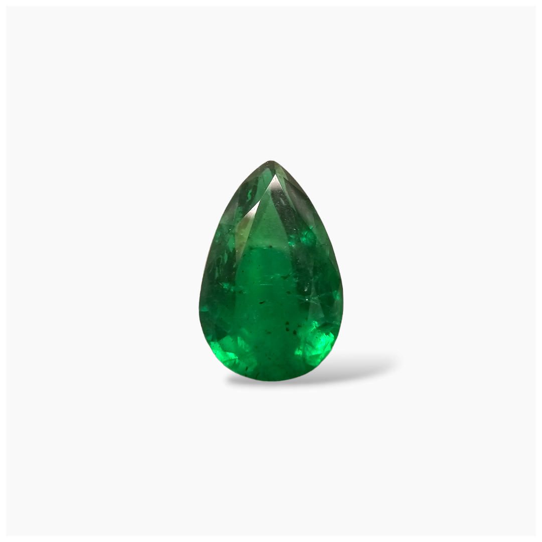 buy Natural Zambian Emerald Stone 2.29 Carats Pear Cut (11.2X7.3 mm )