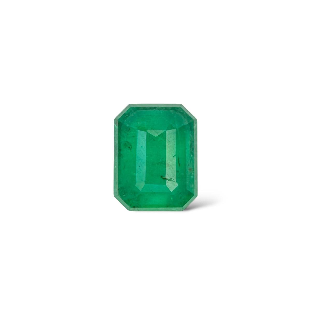 Natural Zambian Emerald Stone  2.2 carat Emerald Cut 9.5x7.5mm